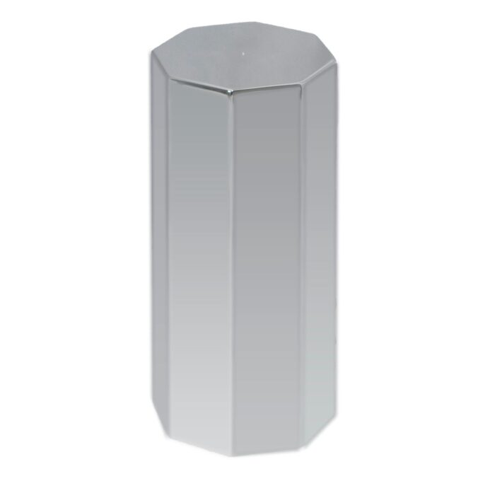 33mm 5″ Octagon Lug Nut Cover – Thread-On Style