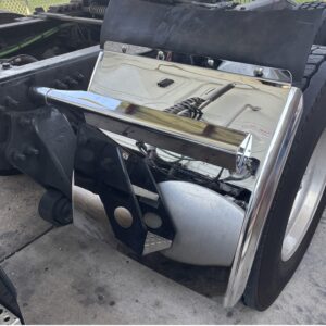 24″ QUARTER FENDERS W/ TRIANGLE MOUNTS STAINLESS STEEL