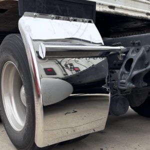 34″ Stainless Steel Quarter Fenders w/ Triangle Mounts