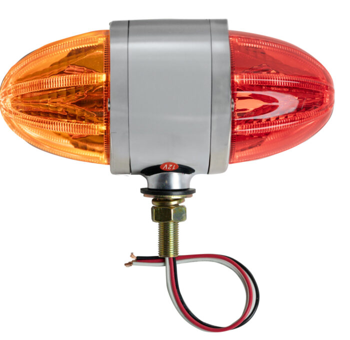 LED Double Face Watermelon Stellar Light – Amber & Red