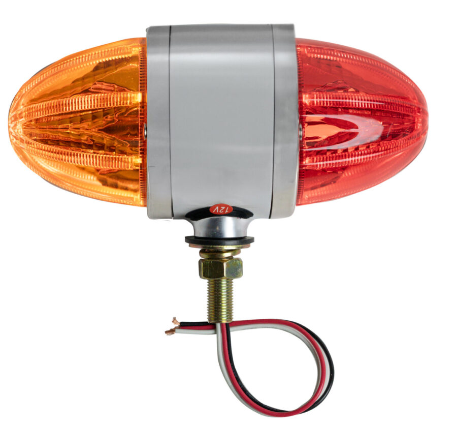 LED Double Face Watermelon Stellar Light – Amber & Red