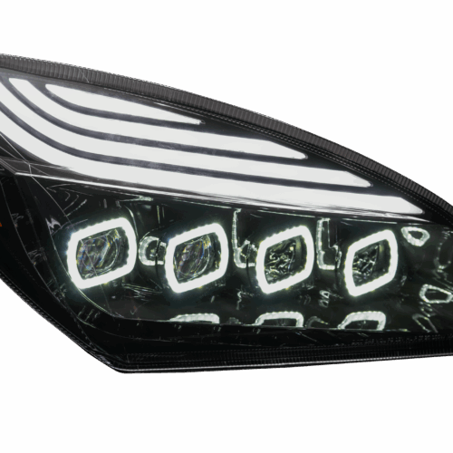FREIGHTLINER CASCADIA 2018+ LED HEADLIGHT BLACK (PASSENGER)