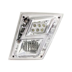 Chrome Volvo VN/VNL 2003–2017 High Power LED Fog Light – Driver Side