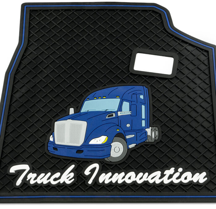 RUBBER FLOOR MATS FOR KENWORTH T680 – BLUE