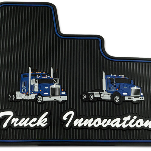 Kenworth W900/T800/T600 Blue Ribbed Rubber Floor Mats