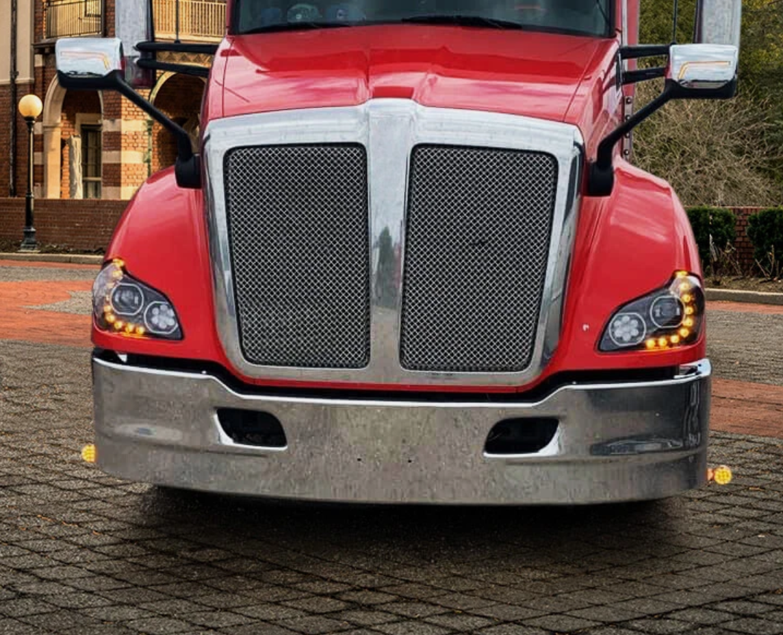 Kenworth T680 17" Aero Chrome Bumper