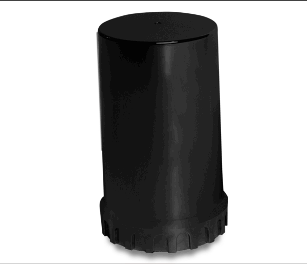 Flat Rear Axle Cover w/ (10) 33mm Screw-On Lug Nut Covers – Matte Black - Image 2