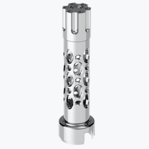 Austin Gun Cylinder Gearshift Knob – Chrome/Vertical