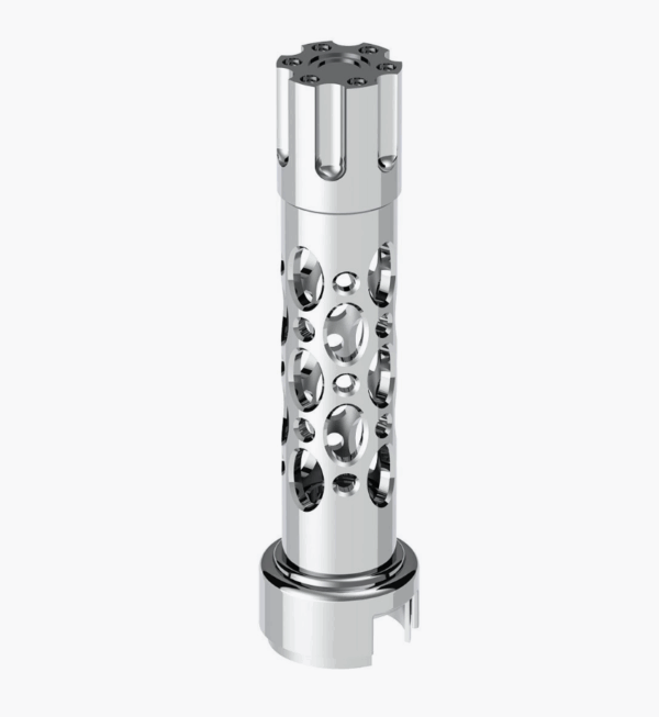 Austin Gun Cylinder Gearshift Knob – Chrome/Vertical