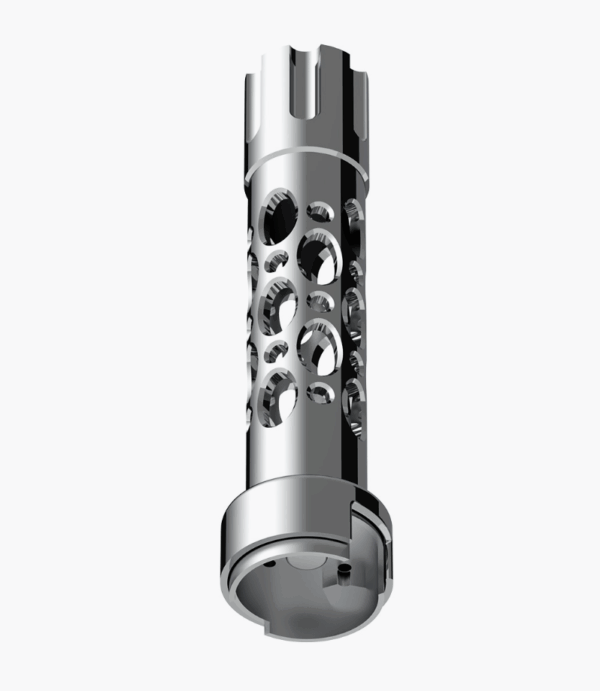 Austin Gun Cylinder Gearshift Knob – Chrome/Vertical - Image 2