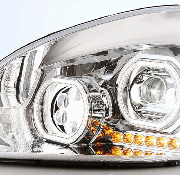 Freightliner Cascadia 2008–2017 LED Headlight – Chrome