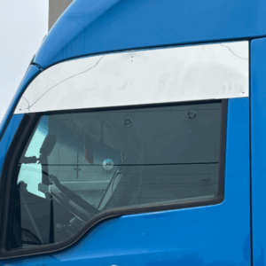 Stainless 8" Chopped Window Trim For Kenworth T680/T880 Trucks