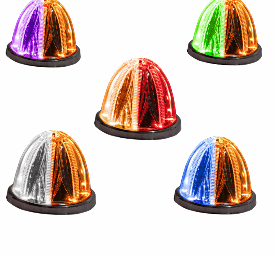Dual Color Amber Stellar Watermelon LED Light
