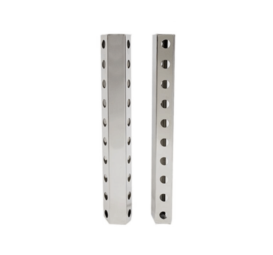 Stainless Steel Air Cleaner Brackets for Aero Style Models – 20 × 3/4″ Light Holes