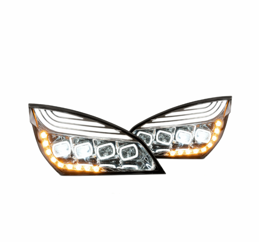 Freightliner Cascadia 2018+ LED Headlight – Chrome