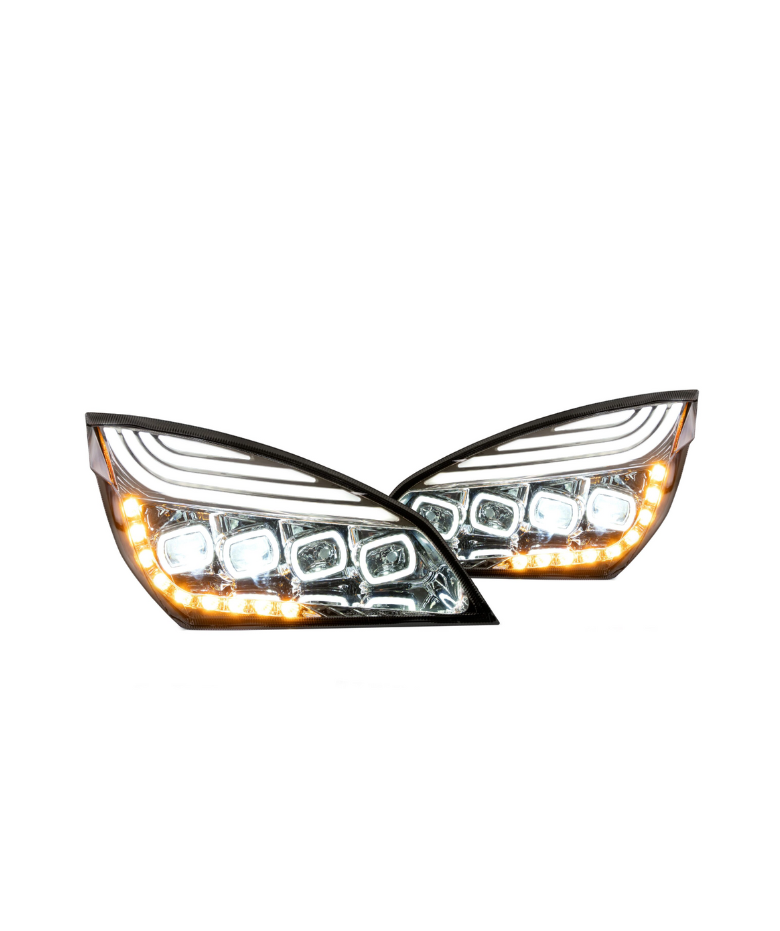 Freightliner Cascadia 2018+ LED Headlight – Chrome