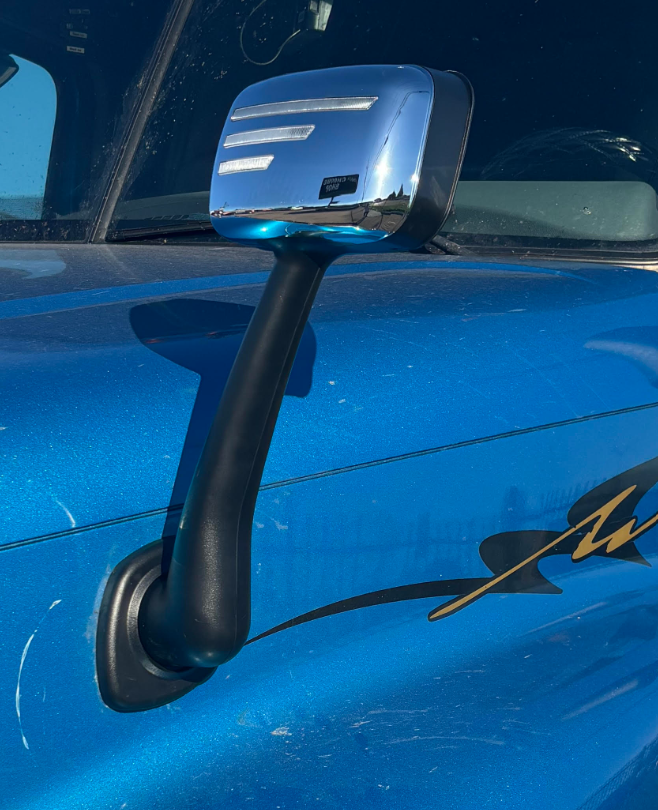 Chrome Hood Mirror w/ Sequential LED – Cascadia - Image 2