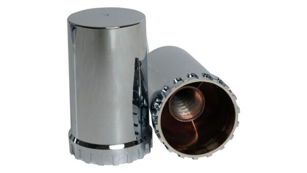 Flat Front Axle Cover w/ (10) 33mm Screw-On Lug Nut Covers - Image 2