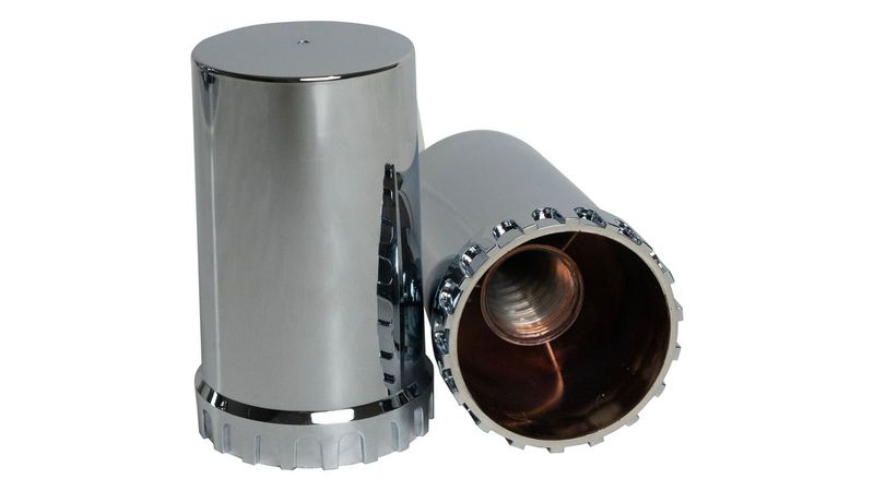 Flat Front Axle Cover w/ (10) 33mm Screw-On Lug Nut Covers - Image 2