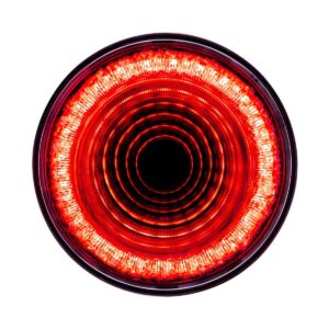 4″ Round 24 LED Mirage Light – Red LED/Red Lens (Stop/Turn/Tail)